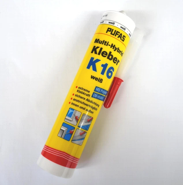 Pufas Multi-Hybrid Pegamento K16 Blanco Dicht- Y Dentro Fuera De 290ML