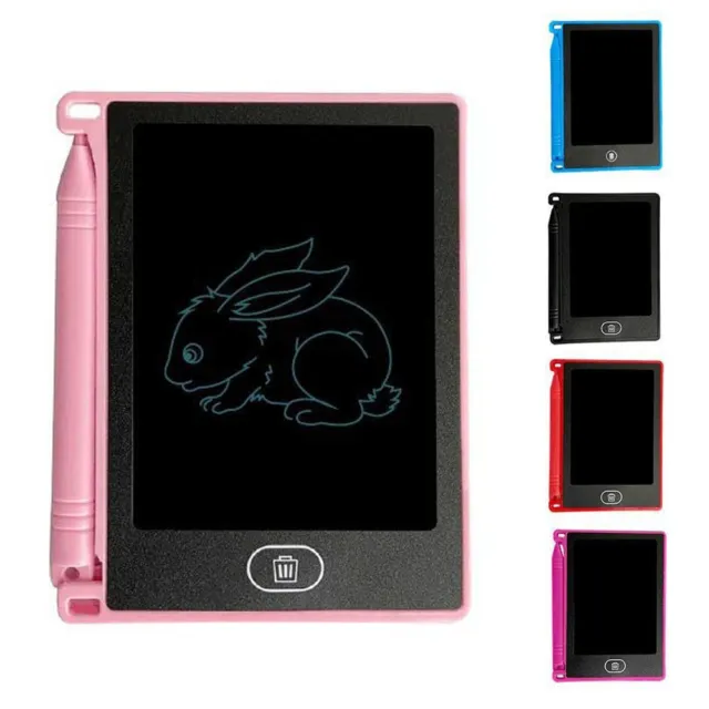 4.4 Inch Erasable Memo Notepad Drawing Pad Kids Doodle Board LCD Writing Tablet