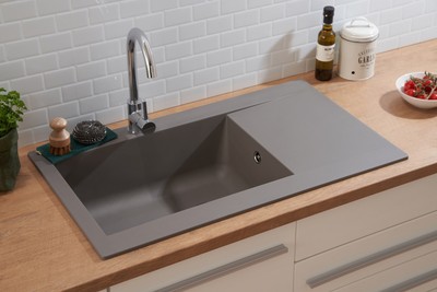 Bergstroem Lavello in granito Lavello da cucina Lavello da incasso  780x500 grigio Bergstro 