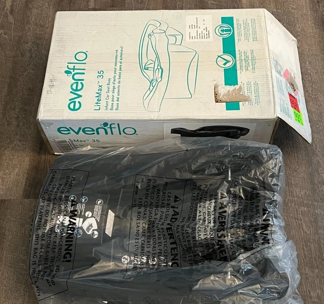 Evenflo LiteMax 35 Infant Car Seat Base 6391600 Black NEW in OPEN BOX