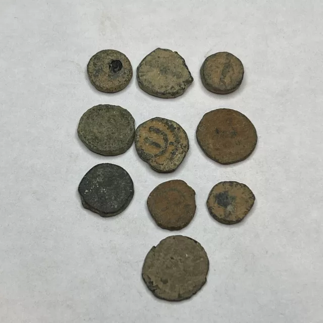 SASA Lot Of 10 Román And Byzantine Empire Bronze Ae Lower Grade