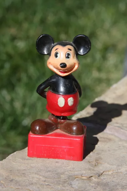 Vintage Walt Disney Mickey Mouse Pencil Sharpener - Single Hole