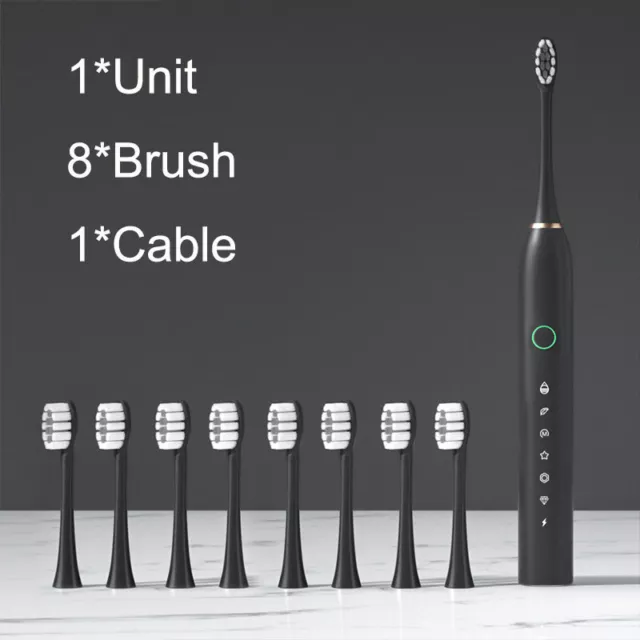 Family Sonic Electric Toothbrush ToothWhitening Sonic Toothbrush Rechargeable