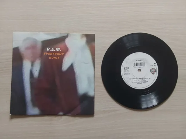 R.E.M. – Everybody Hurts.. 7 inch single in  picture cover