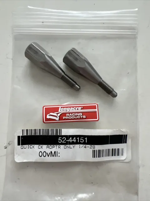 Longacre® 52-44151 Quick Check Brake Press. Adapters, 1/4-28