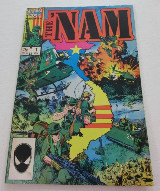 Comic Book Marvel Comics The 'Nam 1 Dec 1986