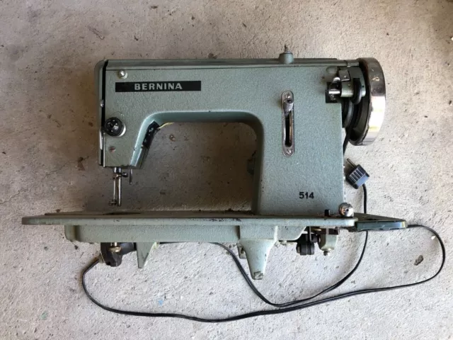 machine à coudre bernina 514 ancienne en l'état non testée vintage couture