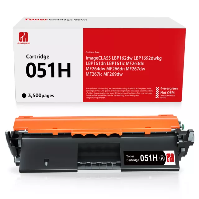 1PK Toner Cartridge for Canon 051H ImageCLASS MF263dn MF264dw MF266dn MF267dw