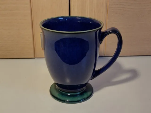 Denby Metz Blue And Green Beaker Footed Mug