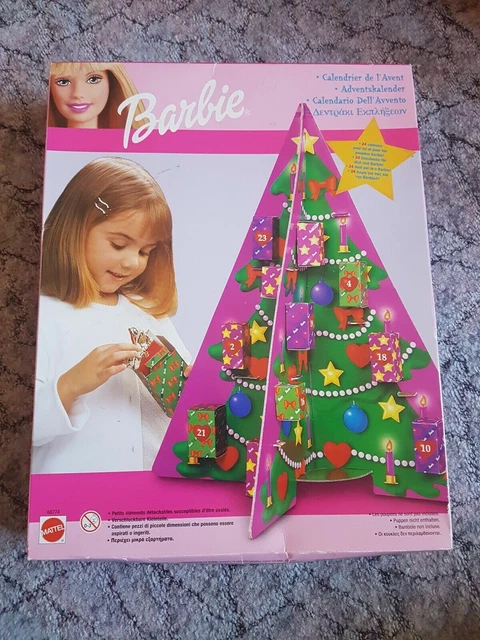 2000 Mattel Barbie opened but unplayed Advent Calendar 68774