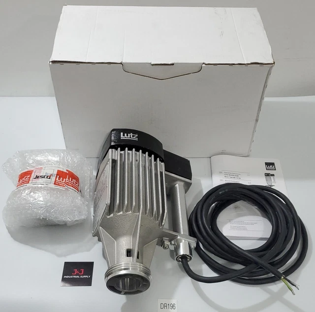 *NEW IN BOX* Lutz 0040-200 Drum Pump Motor MEI6-120 Silver Star 120V + Warranty!