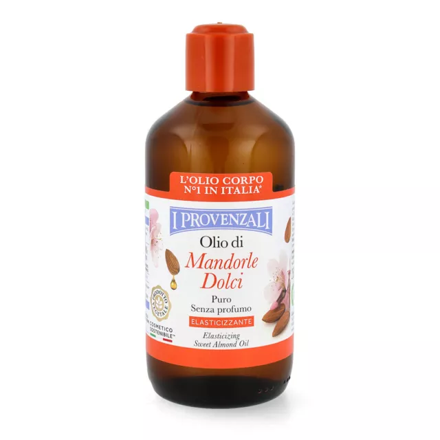 I Provenzali 100% süßes Mandelöl 250 ml Hautpflegeöl für trockene Haut