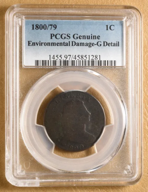 1800/79 Draped Bust Large Cent PCGS G Detail