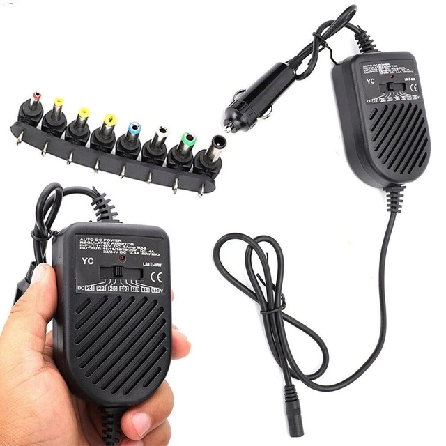 80W 12V Car Charger Adapter Power Supply DC Adapter  Laptop Notebook