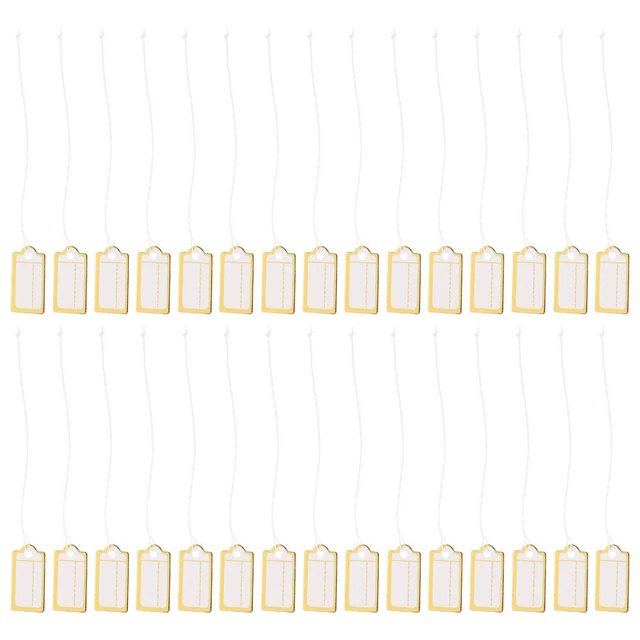 200Pcs Hanging Price Labels Display Label Marking Tags Multi-use Jewelry Tags