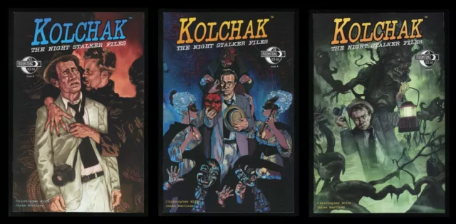 Kolchak The Night Stalker Files Comic Set 1-2-3 Lot A Horror Swamp Monster Demon