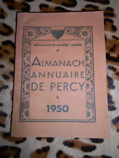 Almanach Annuaire de Percy (50) 1950