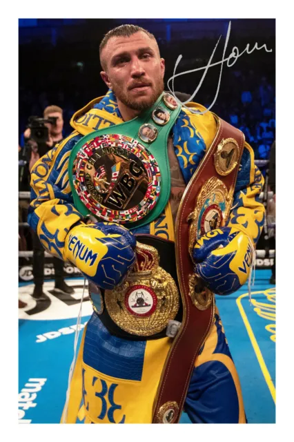 Vasyl Lomachenko Signed Photo Print Poster Autograph