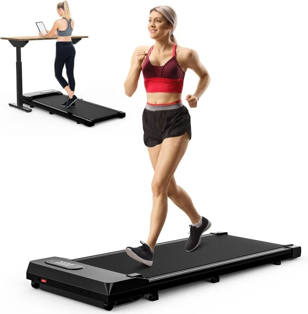 TREADMILL WALKING PAD Under Desk Treadmill Bigzzia 2.5HP with Remote Control 99.00 PicClick UK