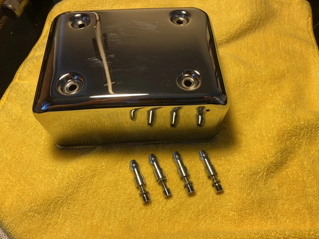 Genuine Origunal Harley Davidson DYNA 1999-2003 chrome Electric Panel cover kit
