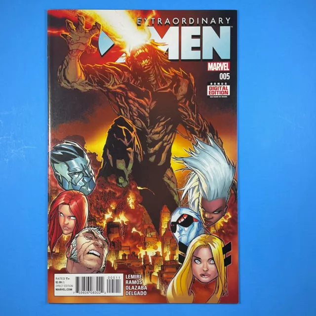 EXTRAORDINARY X-MEN #5 Marvel Comics 2016 Jeff Lemire & Humberto Ramos