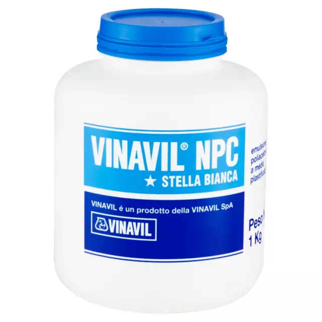 VINAVIL - NPC STELLA BIANCA 1Kg EMULSIONE POLIACETOVINILICA