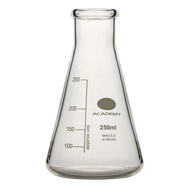 Academy Résistant Conique Flasque 250ml Paquet De 6
