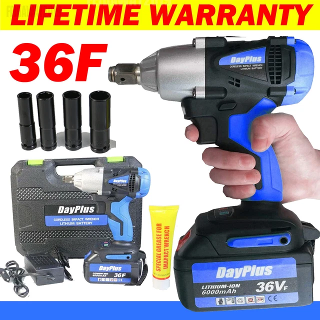 ELECTRIC CORDLESS IMPACT Wrench Drill Gun Driver Tool 1/2" Ratchet