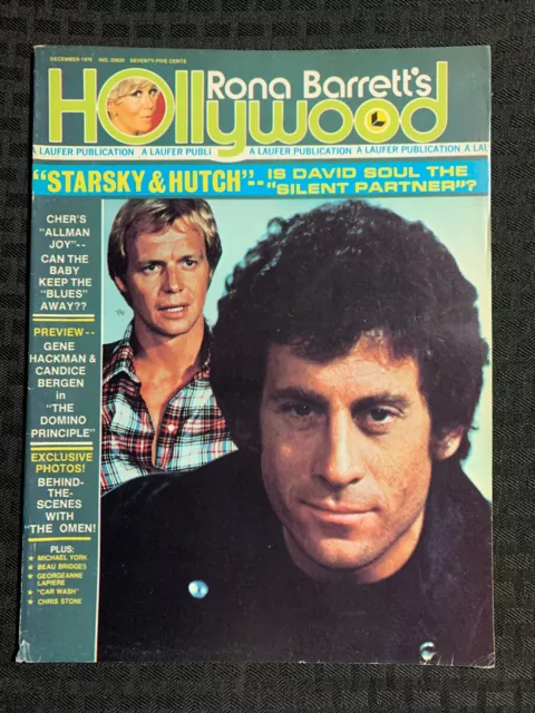 1976 Dec RONA BARRETT'S HOLLYWOOD Magazine VG 4.0 Starsky & Hutch / Cher