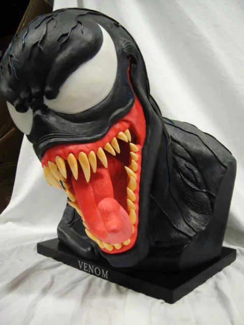 UPPER DECK VENOM LIFE SIZE 16" BUST HEAD STATUE Marvel Comics SPIDER-MAN