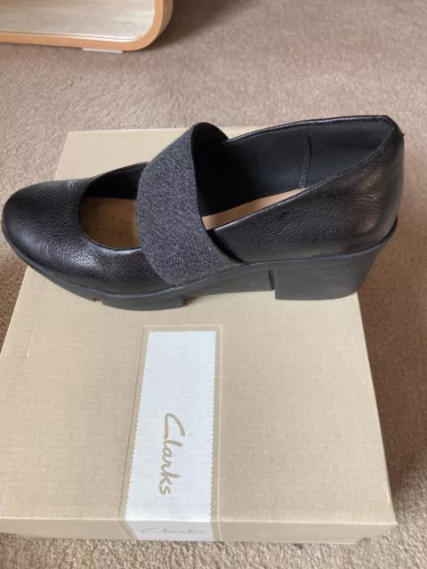 CLARKS POLA RIVER Navy Nubuck Ladies Wedge Shoes UK size 5 EU 38 19.99 PicClick UK