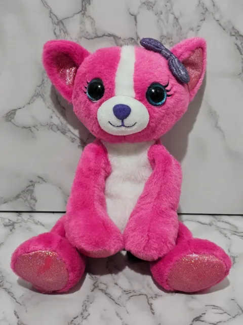 First and Main Gal Pals Chihuahua Dog Pink Purple Bow Stuffed Animal Plush Toy