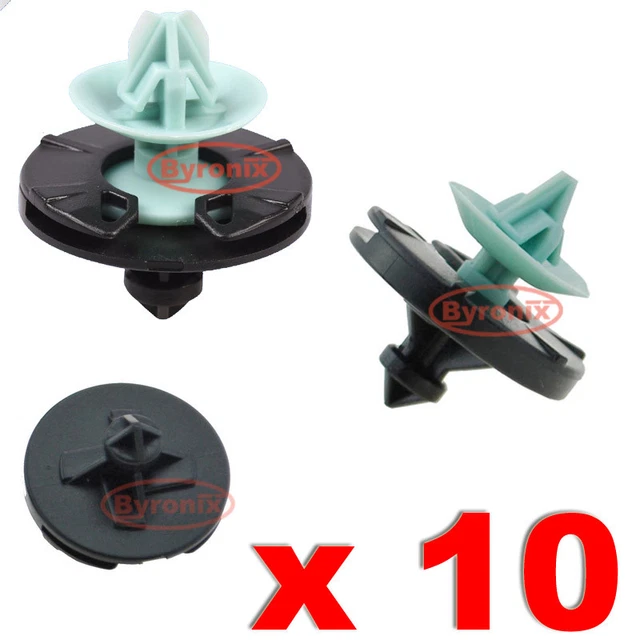VW GOLF MK3 Vento Door Panel Card Trim Clips Interior Plastic Green Black X 10 £3.65 PicClick UK