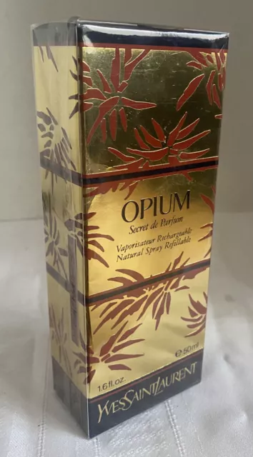 Sealed Yves Saint Laurent OPIUM Secret de Parfum 1.6 Fl oz / 50 ml  VTG
