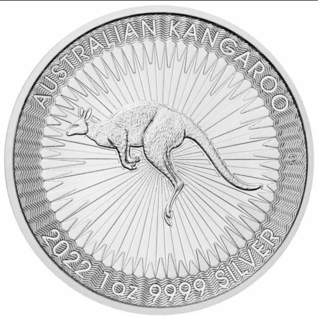2022 Australia Queen Kangaroo Silver Bullion Coin 1 Troy Oz .999 Silver GEM BU