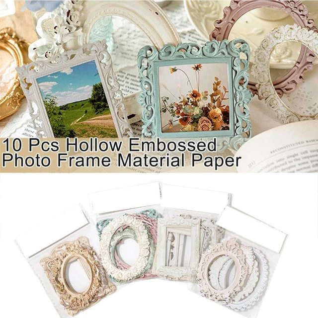NEW VINTAGE PHOTO Frames Cardstock Die Cut For DIY Scrapbooking