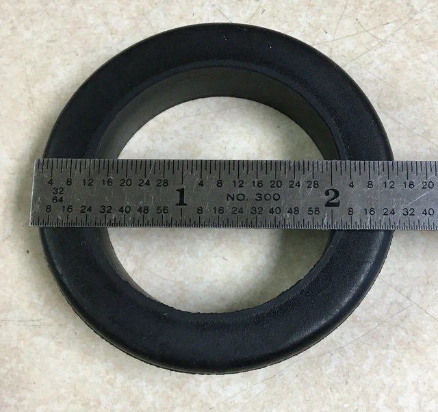 Rubber Grommet for 2" Panel Hole 1-3/4” ID 2-1/2" OD Fits 1/4 Thick Material