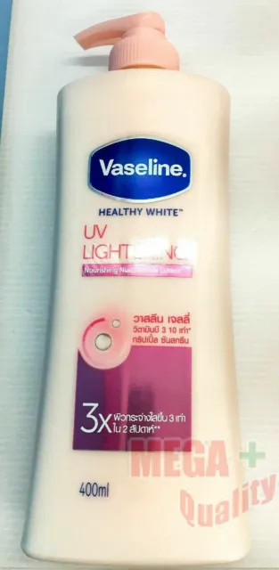400 ml Vaseline Healthy White UV Lightening Body Lotion Moisturizer Whitening