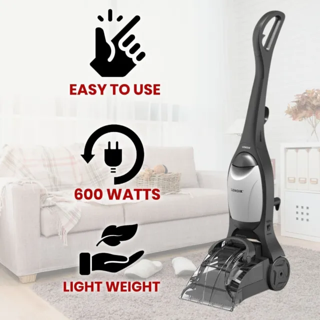 Lenoxx Carpet Shampooer Deep Carpet Cleaning Machine Rug Carpet Washer