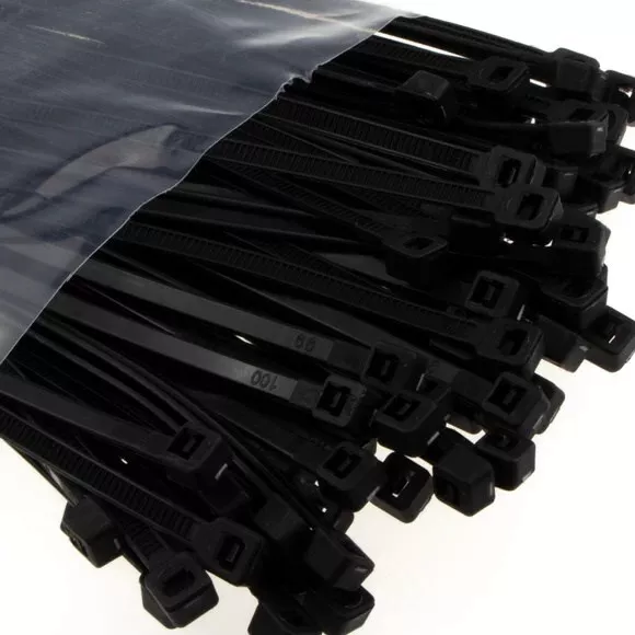 Black Cable Ties Zip Ties Long Short Small Thick Thin Long Heavy Duty