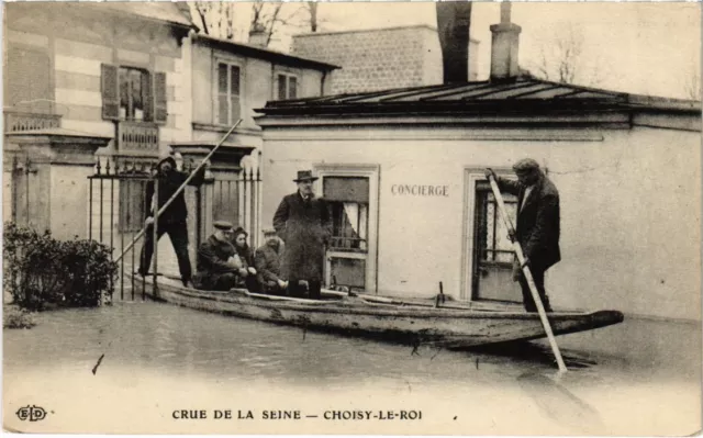 CPA AK Choisy le Roi Crue de la Seine FRANCE (1282514)