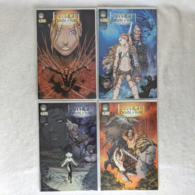 Michael Turners Fathom Dawn of War #0-3 Complete Series/Lot/Run Aspen 0 1 2 3