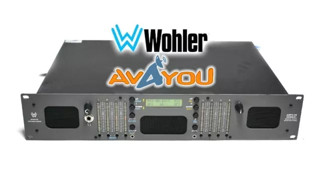 Wohler AMP2-S8-3G MDA 8-Channel 3G Multi-Format Audio Monitor AES Level Meter