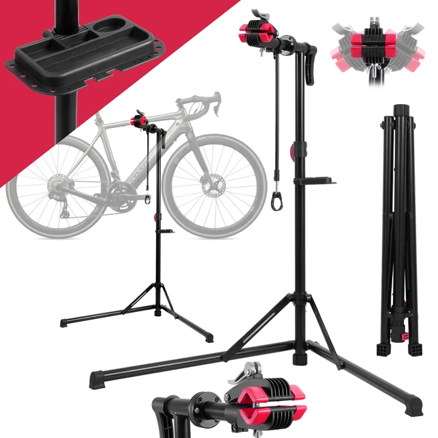 Klappbarer Fahrrad Montagestnder Von Tectake  Fr E-Bikes Bis 50kg,  Hhenverstellbar