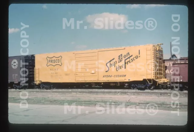 Duplicate Slide Freight: SLSF Frisco Fresh Paint 50'Box 8144