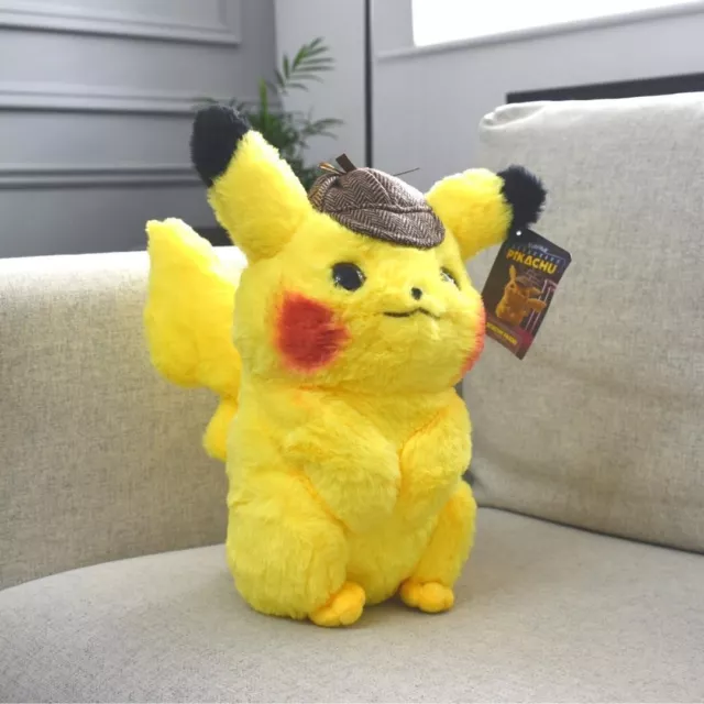 Pokemon Detective Pikachu Plush Soft Toy Teddy