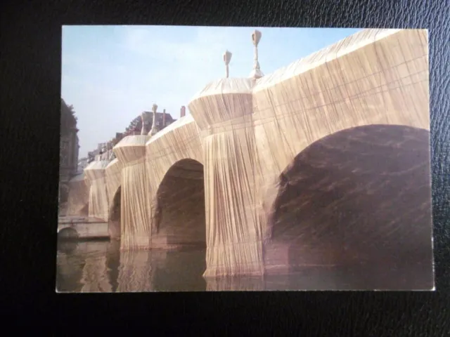CHRISTO Le Pont postcard new packaged Paris 85 Arche Wolfgang Volz photo