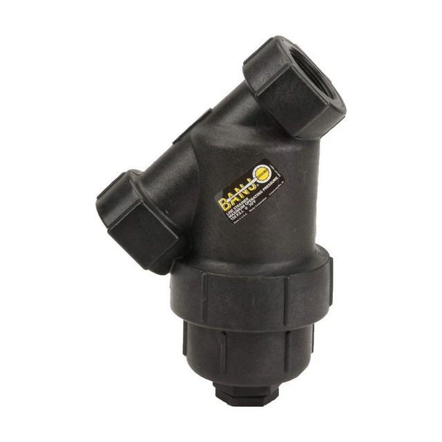 BANJO LS150-30 Y Strainer,9 5/8"H,30 mesh,Polypropylene