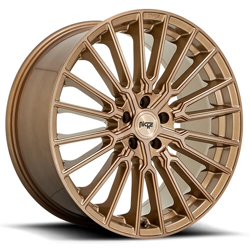 (1) 20x9 Niche M264 Premio Brushed Bronze | 5x112 | +27 Wheel Rim