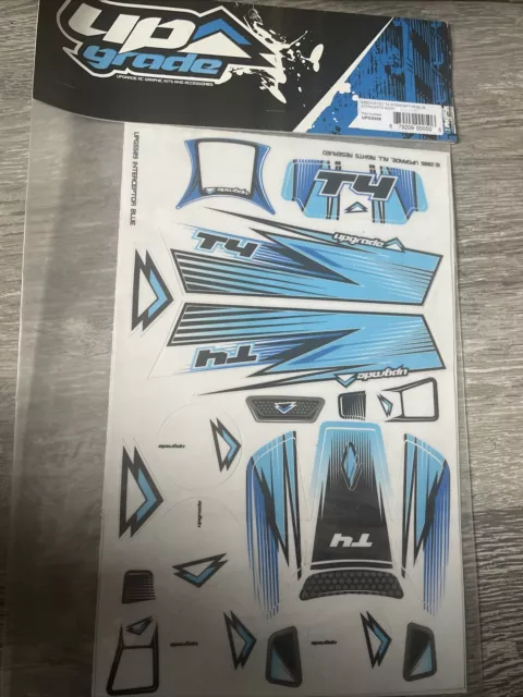 New Decal Sheet Upgrade For 1:10 Vintage Team Associated   RC10T4 Factory Team